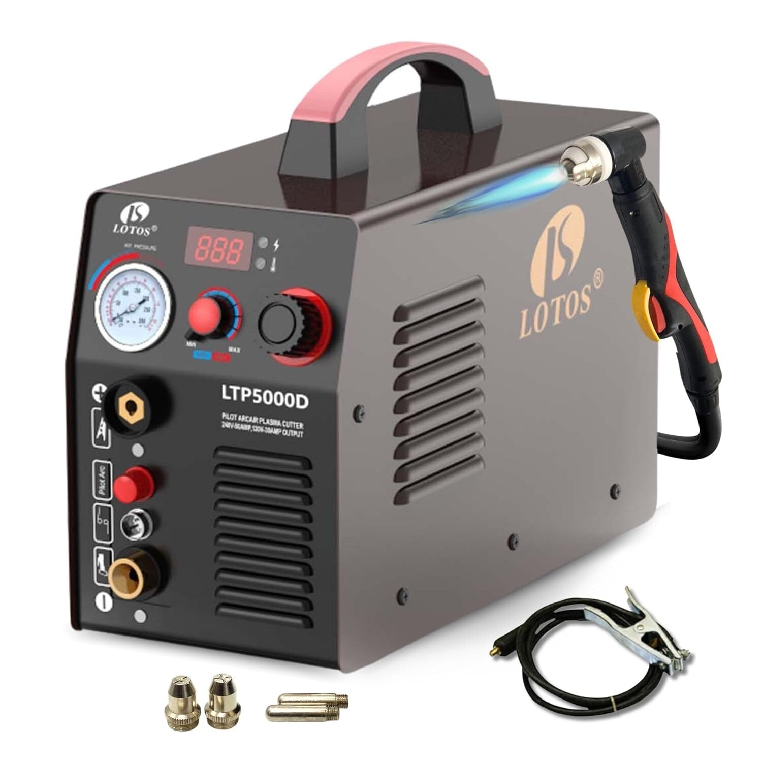 Advanced Plasma Cutting Machine with 25% Cutting Power Boost, Portable Design