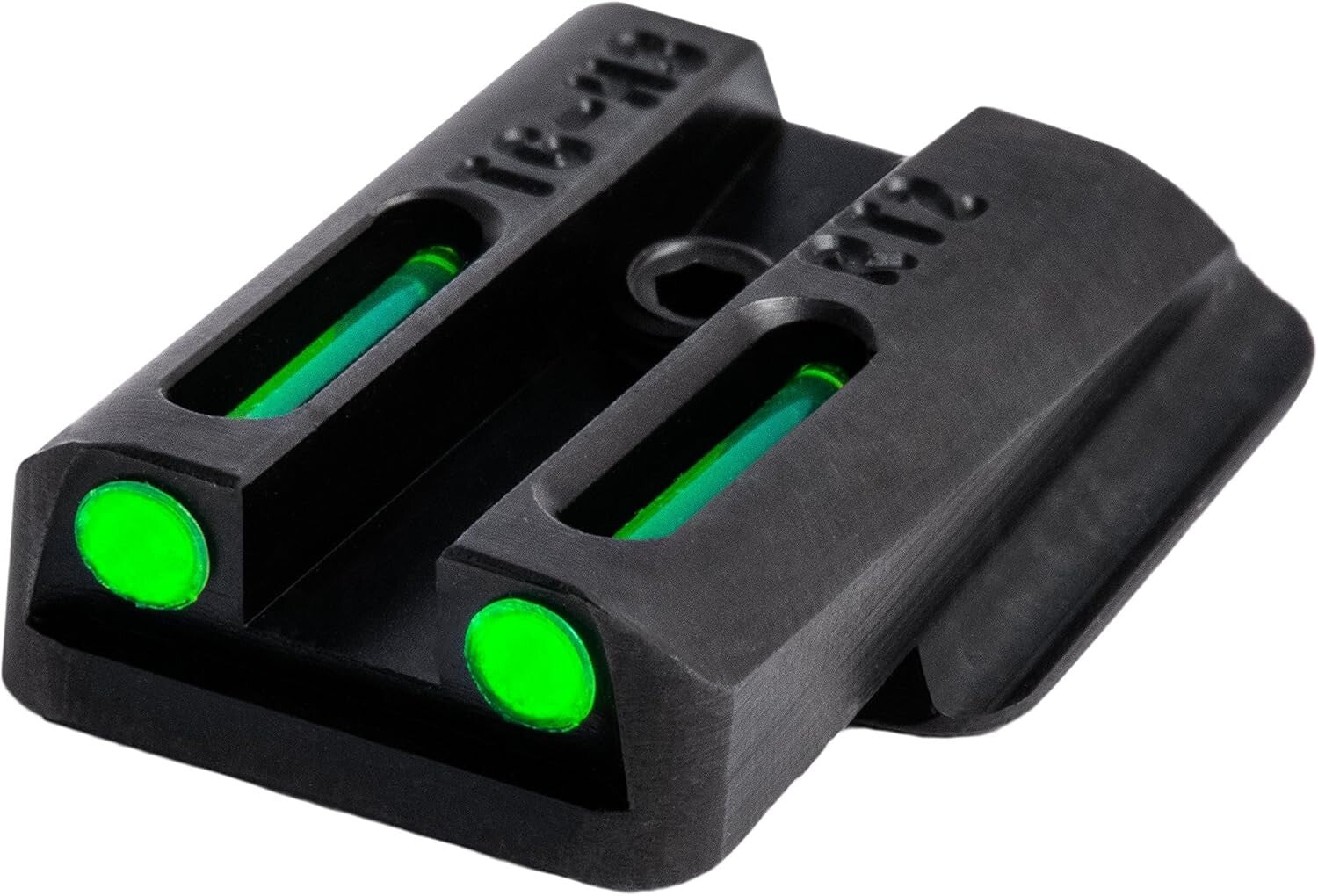 Durable Handgun Sights with Tritium Glow & Snag-Resistant Design for All Users