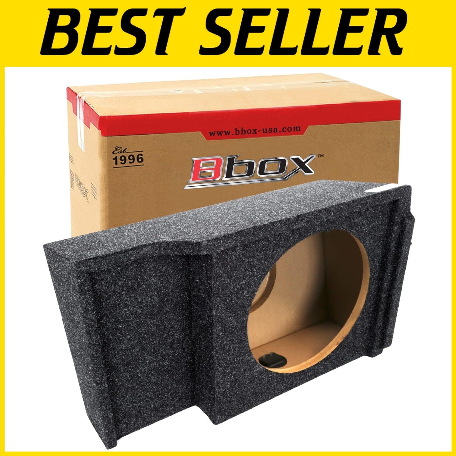 Bbox 12-Inch Sealed Subwoofer Enclosure for 1999-2007 GM Trucks - Premium Bass