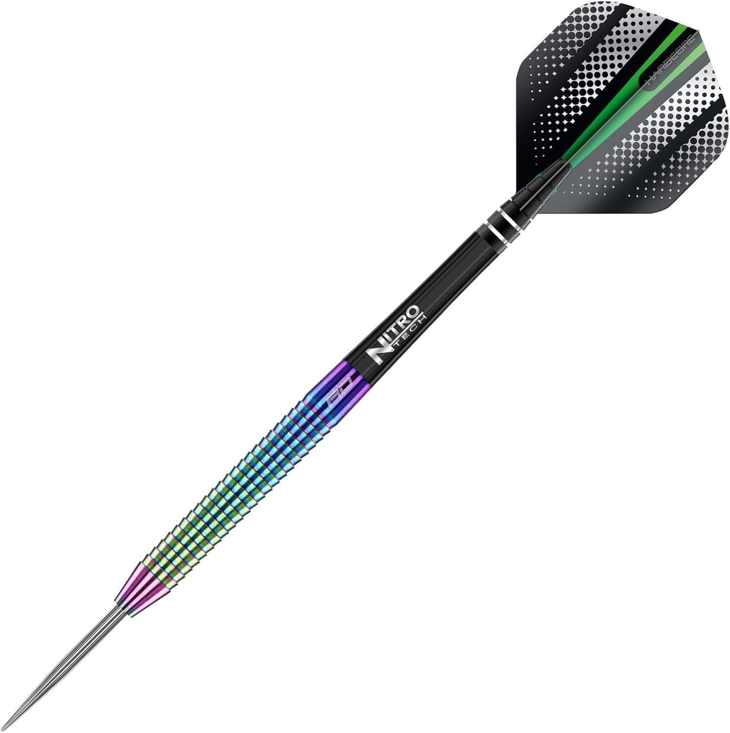 High-Performance 85% Tungsten Darts with Flights & Shafts - Multi-Coloured Style