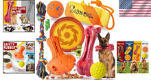 Load image into Gallery viewer, 12-Pack Heavy-Duty Dog Chew Toys for Aggressive Chewers - Ultimate Fun Set