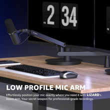 Load image into Gallery viewer, Versatile Microphone Arm with 360° Swivel and Cable Management for Creators