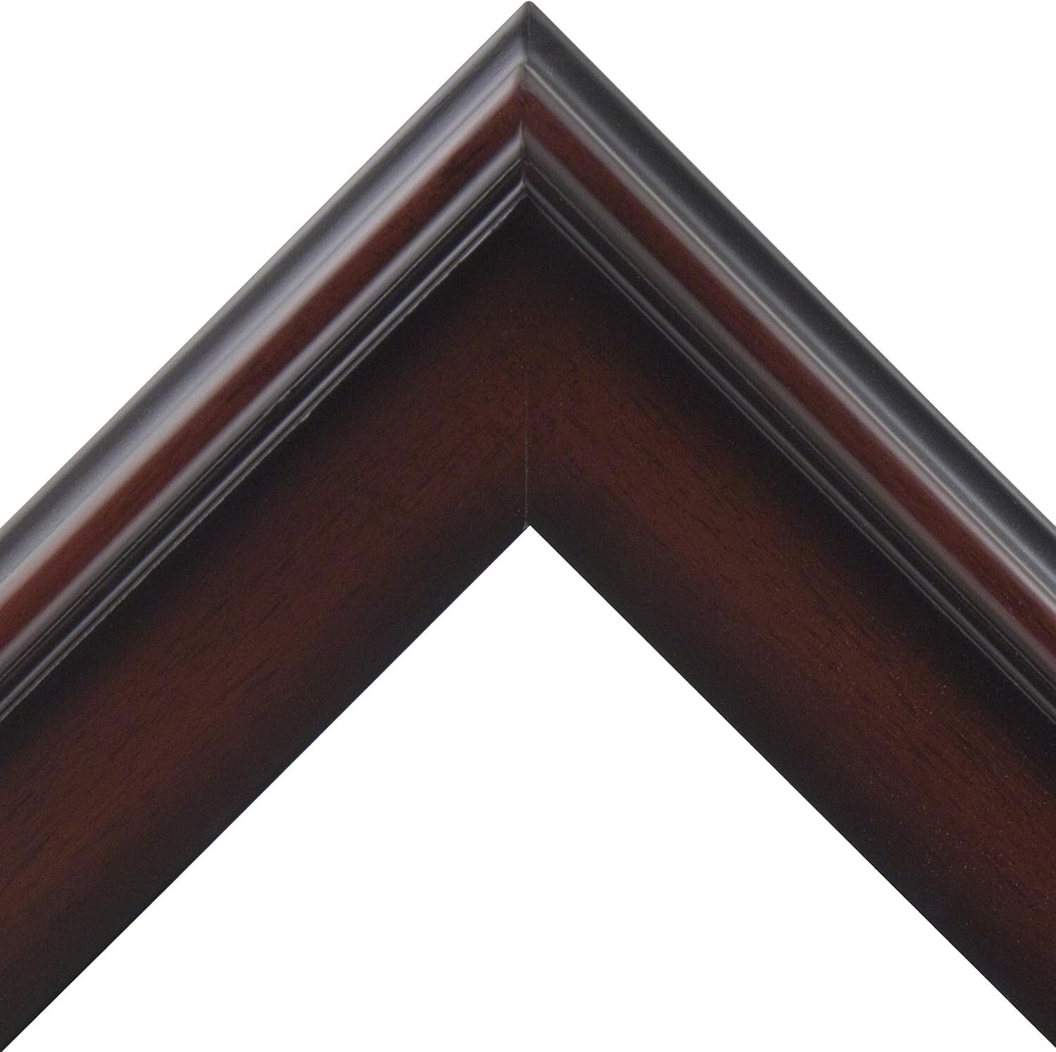 Professional 8x10 Picture Frame in Mahogany – Ideal for Canvas Art Display