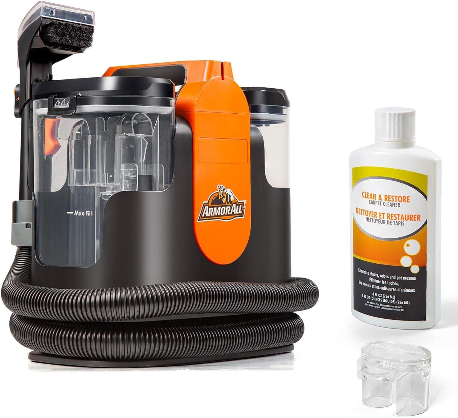 Effortless 0901 Upholstery Cleaner with Accessories - Ideal for Cars and Couches