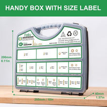 Load image into Gallery viewer, 907-Piece Grade 8.8 Metric Bolt Assortment M4 M5 M6 M8 with Yellow Zinc Coating