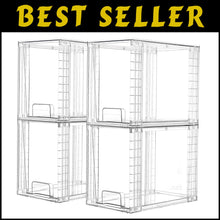 Load image into Gallery viewer, Multi-Purpose Clear Plastic Storage Drawers - Ideal for Cabinets &amp; Vanities