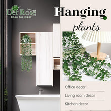 Load image into Gallery viewer, 8Pc Artificial Hanging Plants with White Pots - Perfect for Modern Boho Spaces