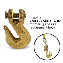 Load image into Gallery viewer, Industrial Grade Clevis Grab Hooks for 5/16 Chains - 10 Pack, 4,700 lb Capacity