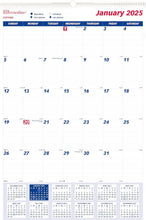 Load image into Gallery viewer, 2025 Monthly Wall Calendar - Twin-Wire Binding, 20" x 30" for Elegant Planning