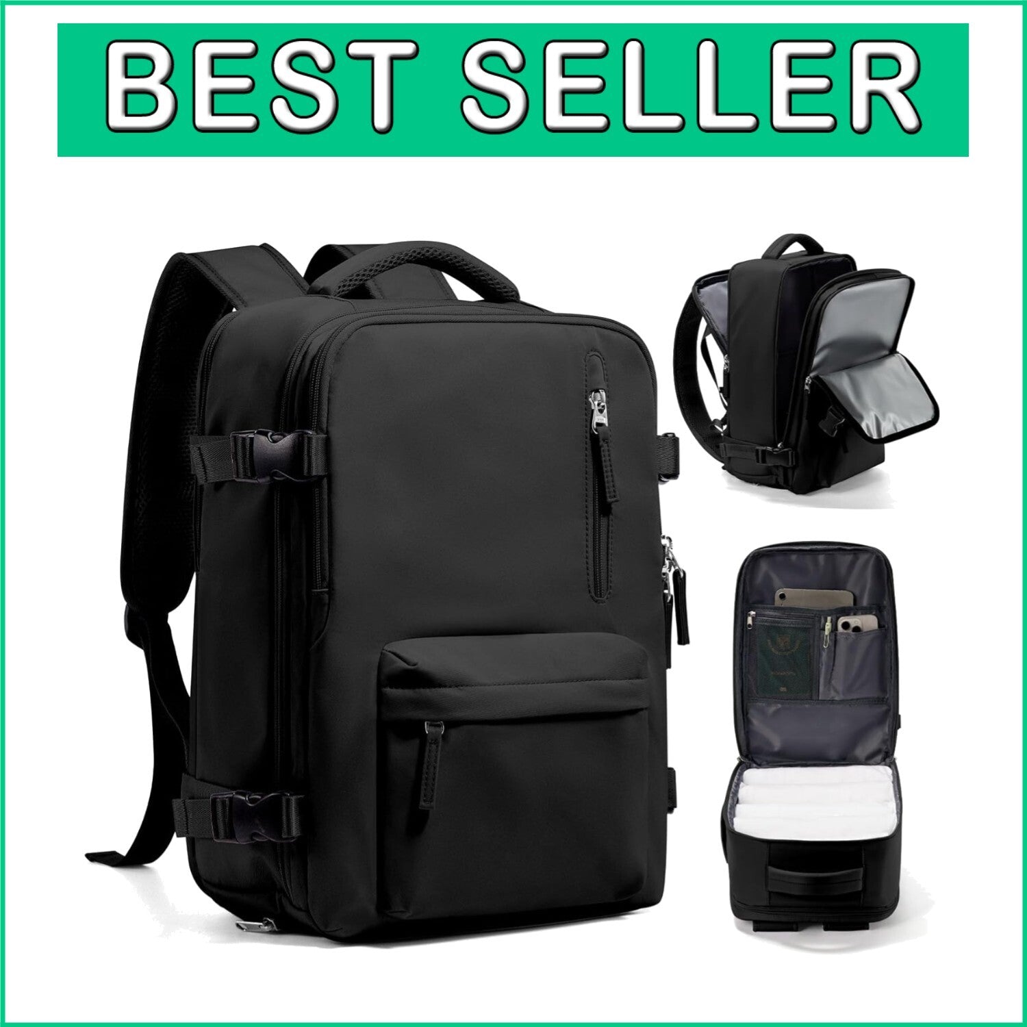 Stylish Carry-On Travel Backpack for Men and Women - Perfect for Professionals