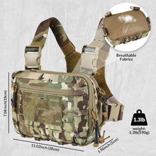 Load image into Gallery viewer, Durable 500D Tactical Chest Pack with CCW Compartment - Ambidextrous Design