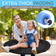 Load image into Gallery viewer, Comfortable 700 lbs Capacity Saucer Swing with Hang Kit - Ultimate Playtime