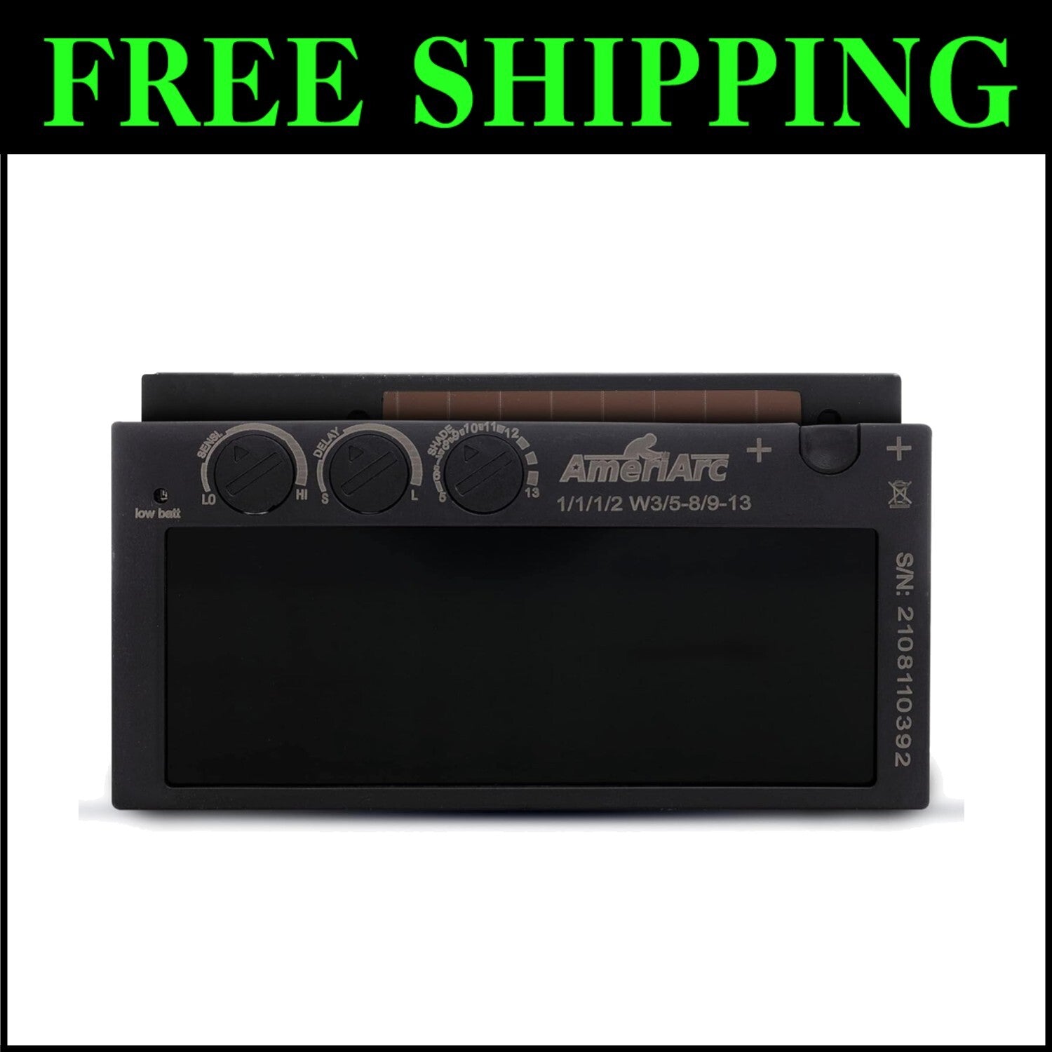 Lightweight Auto Darkening Welding Lens 2x4 - Optimal Eye Protection & Comfort