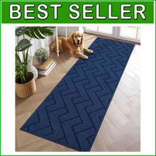 Load image into Gallery viewer, Geometric Patterned 2x6 ft Low Profile Doormat - Water Resistant &amp; Absorbent