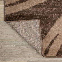 Load image into Gallery viewer, Stylish 2'7" x 6' Brown Area Rug, Soft Polypropylene, Perfect for Indoor Living