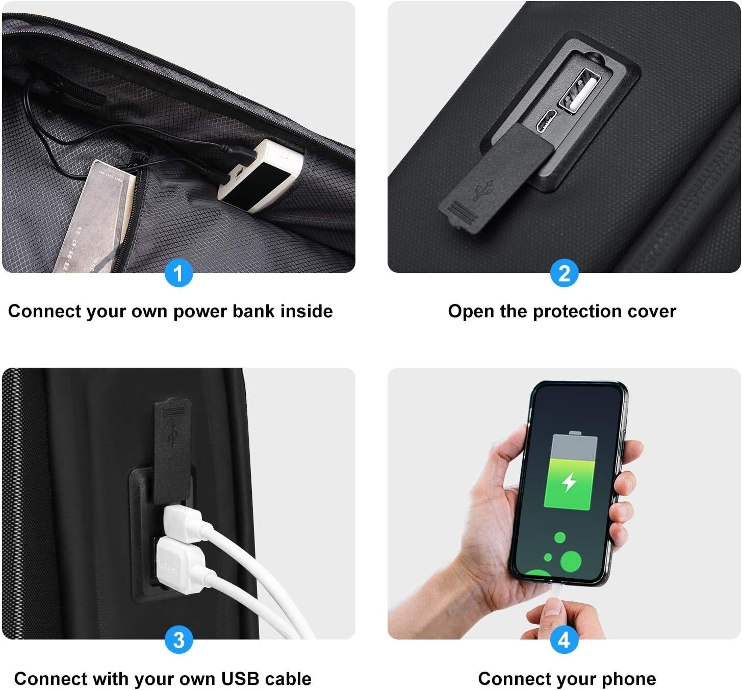 Waterproof 17.3-Inch Business Laptop Backpack with Triple Anti-Theft Protection