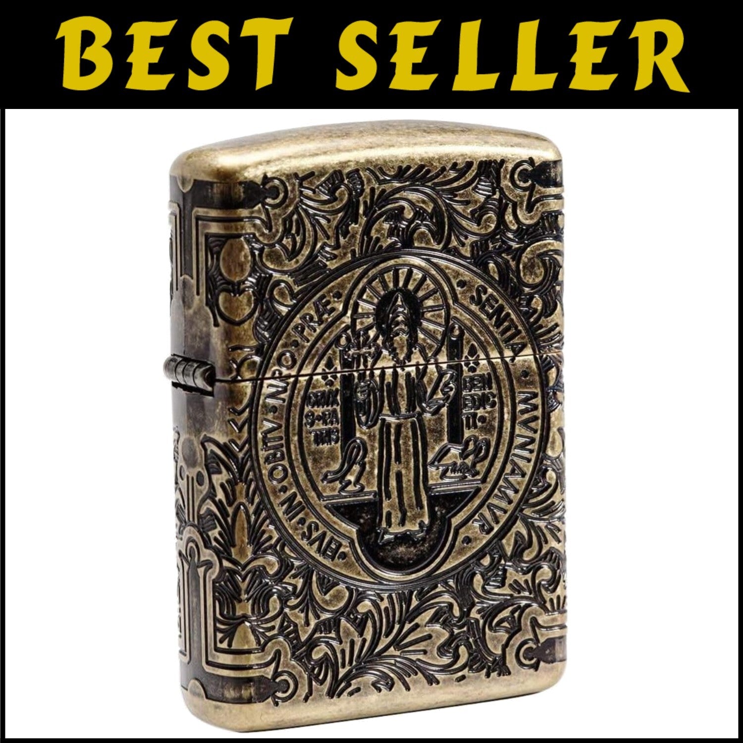 Lifetime Guarantee Brass Spiritual Windproof Lighter - Distinctive Click Sound
