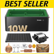 Load image into Gallery viewer, Precision 10W Laser Cutter with Air Assist - Ideal for Wood, Metal, Acrylic