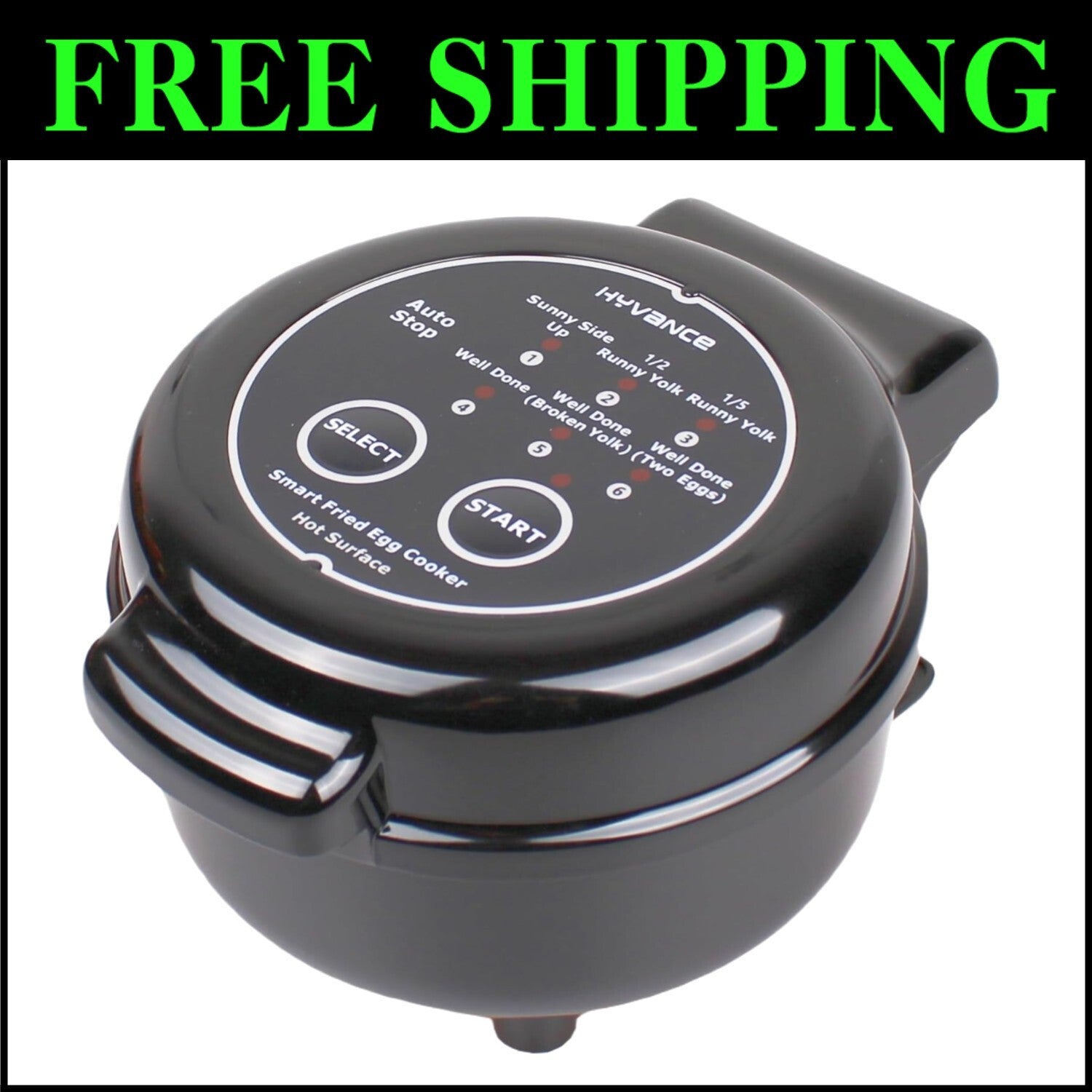 Lightweight Non-Stick Fried Egg Maker - Precision Cooking with Safety Features