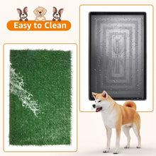 Load image into Gallery viewer, Compact Dog Grass Pad with Tray - Ideal Indoor Potty for Apartments and Patios