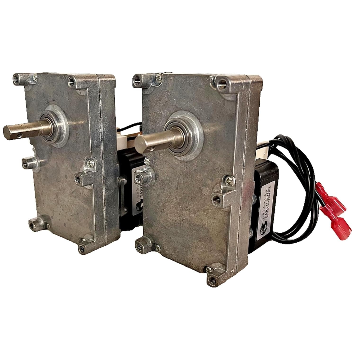 2 Pack Auger Motors for Englander 1 RPM Stoves - No Overheating, Easy Wire Leads