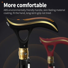 Load image into Gallery viewer, Multi-Purpose Telescopic Walking Cane - Adjustable Height with Emergency Alarm