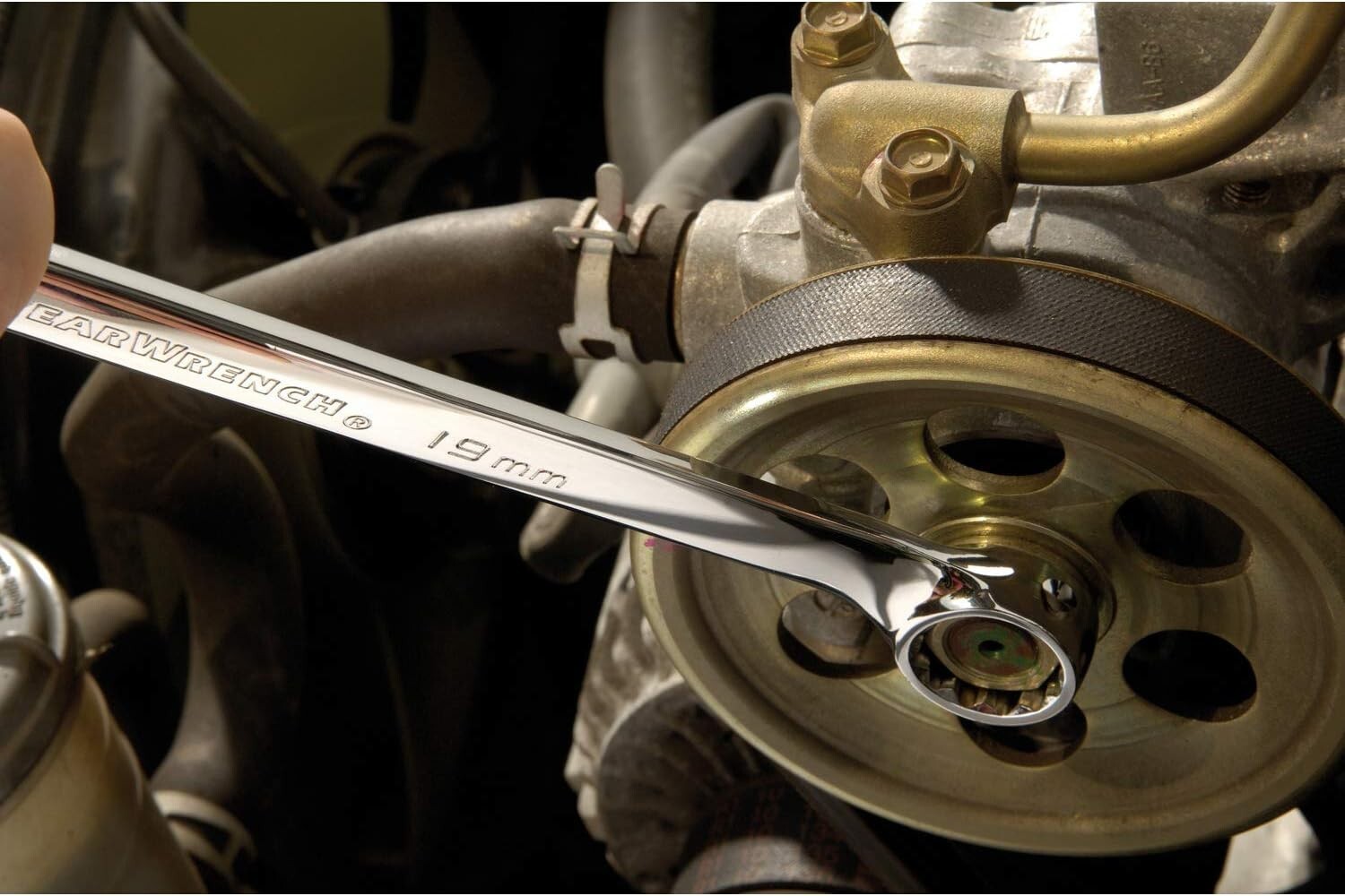 Long Pattern Metric Wrench Set with Tool Roll - 6 Durable Alloy Steel Pieces