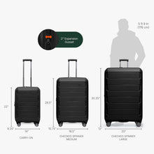 Load image into Gallery viewer, Pagosa 22" Expandable Spinner: Lightweight Hardshell Luggage with USB Chargers