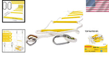 Load image into Gallery viewer, Compact Weather Resistant 8ft Rope Ladder - Ideal for Emergencies &amp; Tree Houses