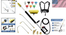 Load image into Gallery viewer, Lightweight 24 FT Pressure Washer Extension Wand with Ergonomic Grip and Nozzles