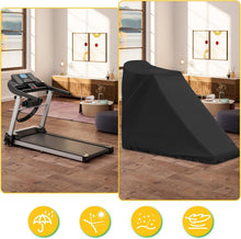 Load image into Gallery viewer, Waterproof Dustproof Zippered Folding Cover for Treadmill - Black, 57"L x 25"W