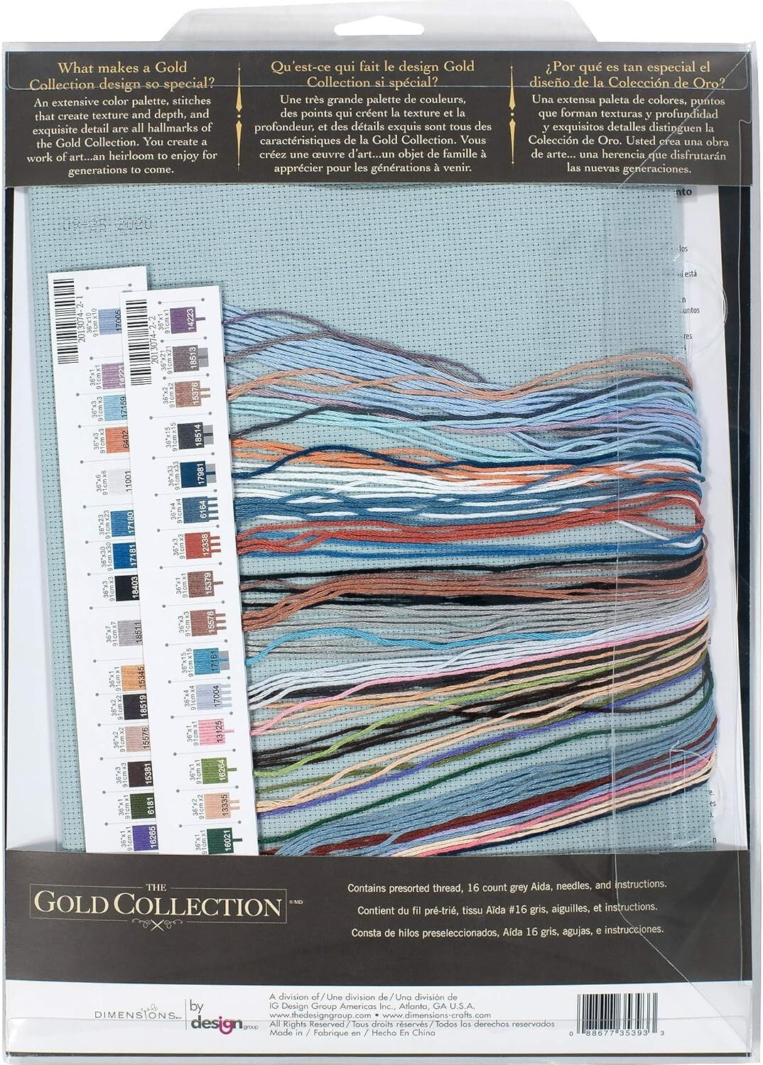 Fantasy Counted Cross Stitch Kit - Moon Fairy with Presorted Thread & Needles