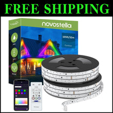 Load image into Gallery viewer, Smart WiFi RGB LED Strip Lights - 105FT Multicolor for Cheerful Outdoor Spaces