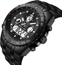 Load image into Gallery viewer, Big Face Luxury Military Watch – 3ATM Waterproof &amp; Multi-Functional Features