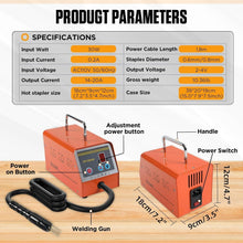 Load image into Gallery viewer, Efficient 5-Level Adjustable Plastic Welding Kit with 600 Staples for Repairs