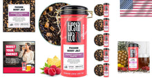 Load image into Gallery viewer, Caffeinated Raspberry Passionfruit Black Tea Blend - Perfect for Hot or Iced