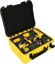 Load image into Gallery viewer, Impact Drill Case for Dewalt Tools: IP67 Waterproof with Removable Foam Inserts