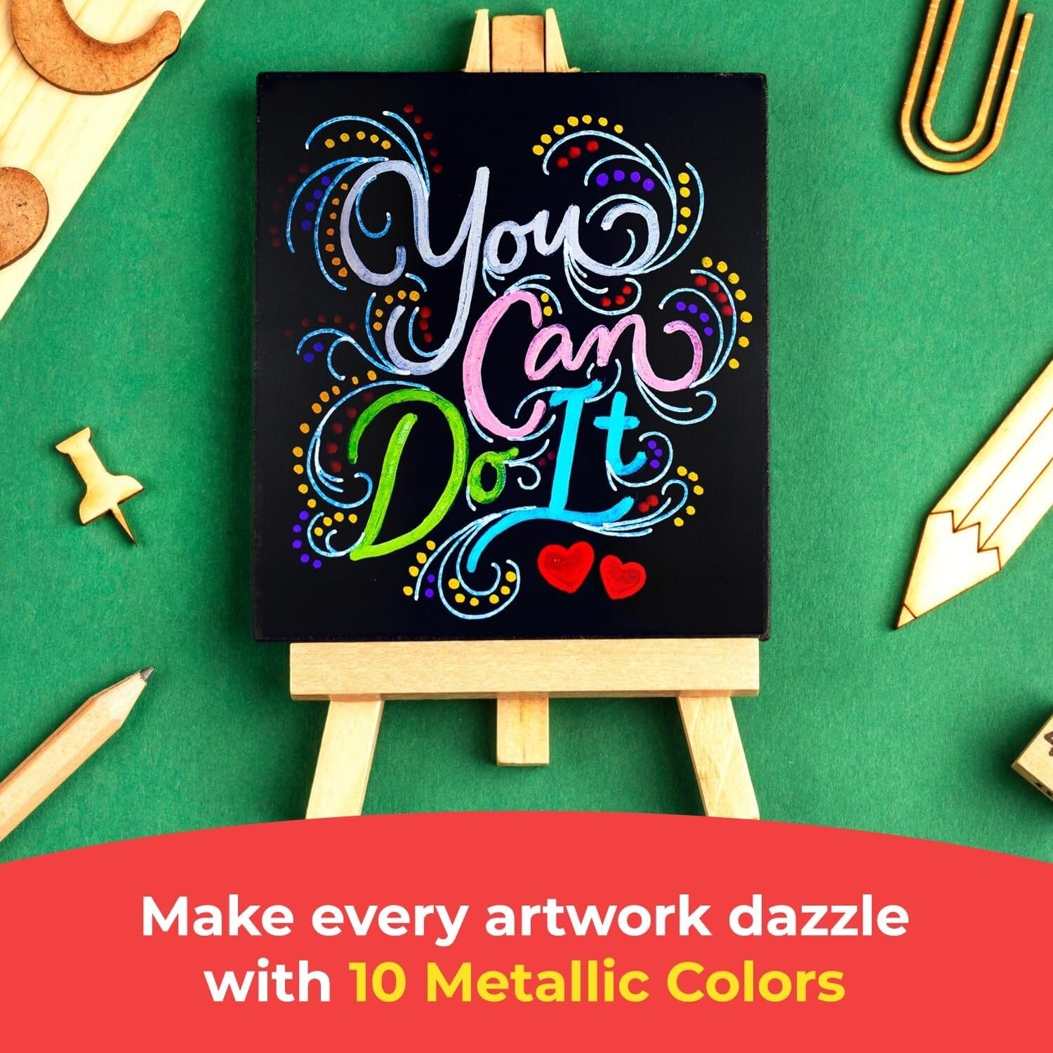 Versatile 40-Pack Liquid Fine Tip Chalk Pens for All Non-Porous Surfaces