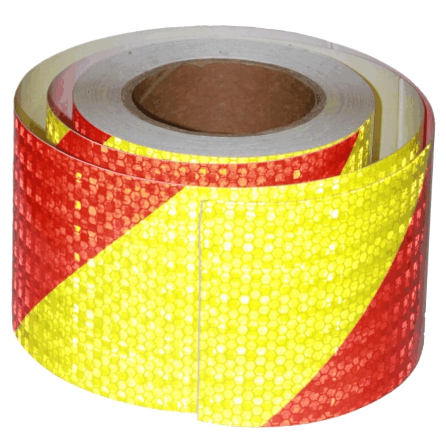 Fluorescent Reflective Safety Tape 4" x 66ft - Outdoor Visibility & Aesthetics
