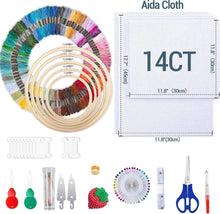 Load image into Gallery viewer, Complete Craft Carry Case with 100 Threads and Embroidery Essentials Included