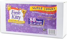 Load image into Gallery viewer, 80 Count Super Thick Drawstring Cat Litter Box Liners, Fresh Scented &amp; Durable