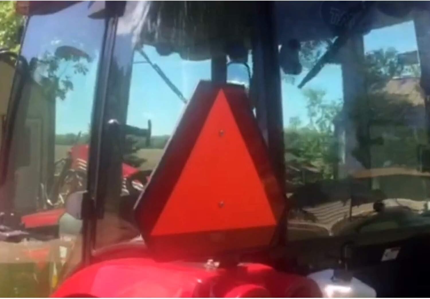 ASAE Compliant 14" x 16" Reflective Signs for Slow Moving Vehicles - Set of 2