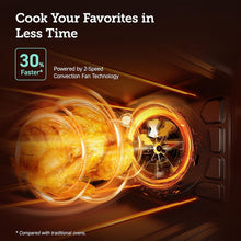 Load image into Gallery viewer, Elegant 12-in-1 Air Fryer Toaster Oven with Rotisserie – 134 Recipes Included