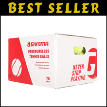 Load image into Gallery viewer, Pressureless Tennis Balls for Practice &amp; Training - 75 Pack, High Visibility