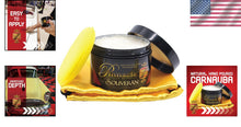 Load image into Gallery viewer, Luxury Carnauba Wax - Pinnacle Souveran - 8 oz. for Dark Colors &amp; Clear Shine