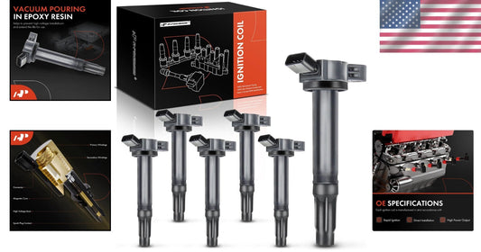 Reliable Ignition Coil Packs Compatible with Toyota & Lexus V6 - 1-Year Warranty