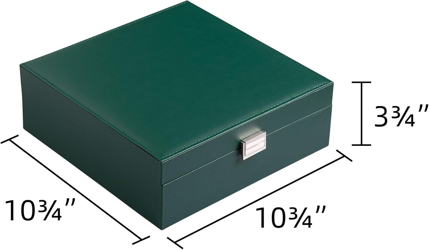 Stylish Dustproof Jewelry Case with 50 Slots for Earrings, Necklaces & Bracelets