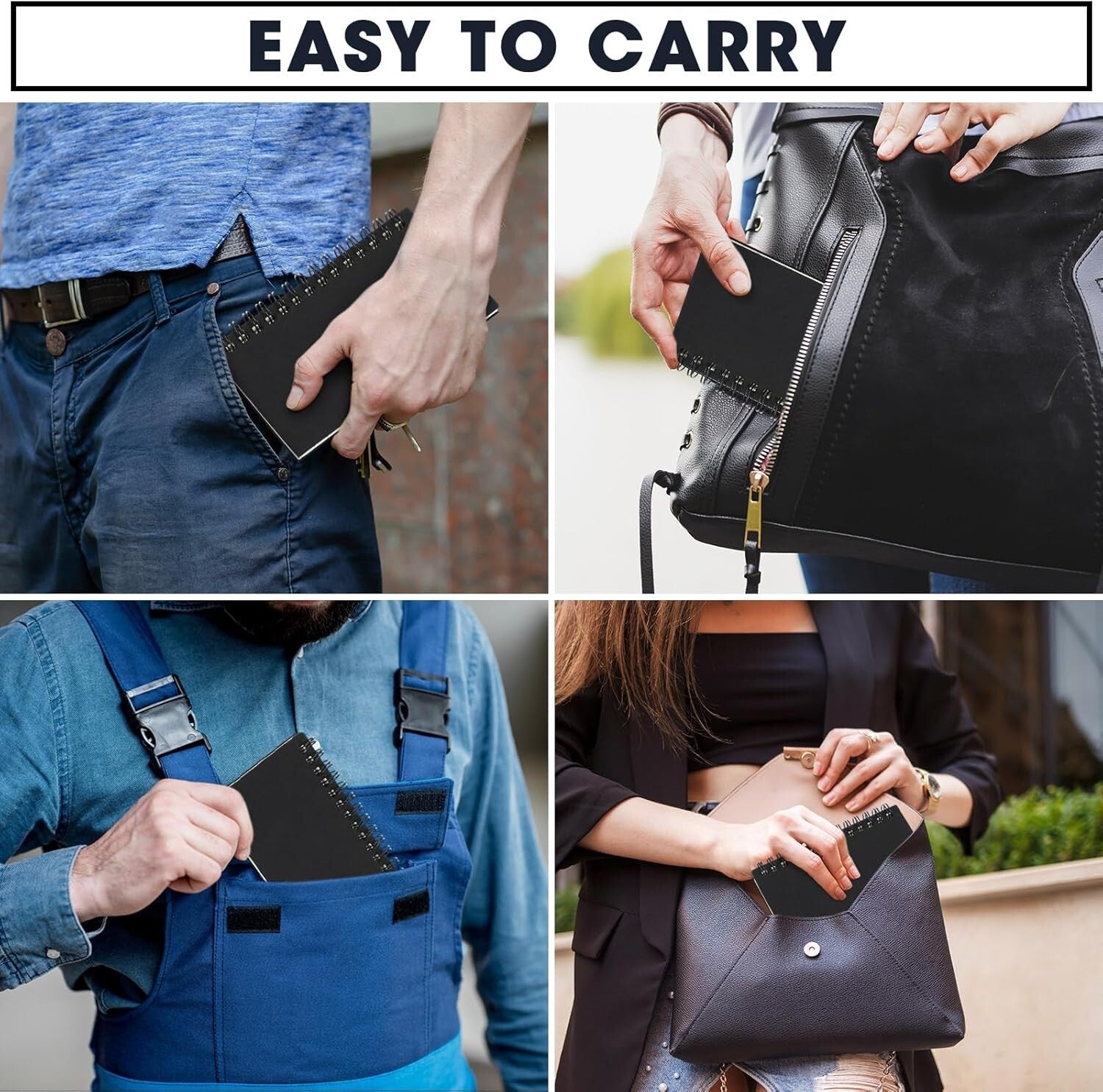 Compact 54-Pack Mini Notepads with Spiral Binding - Ideal for School and Office