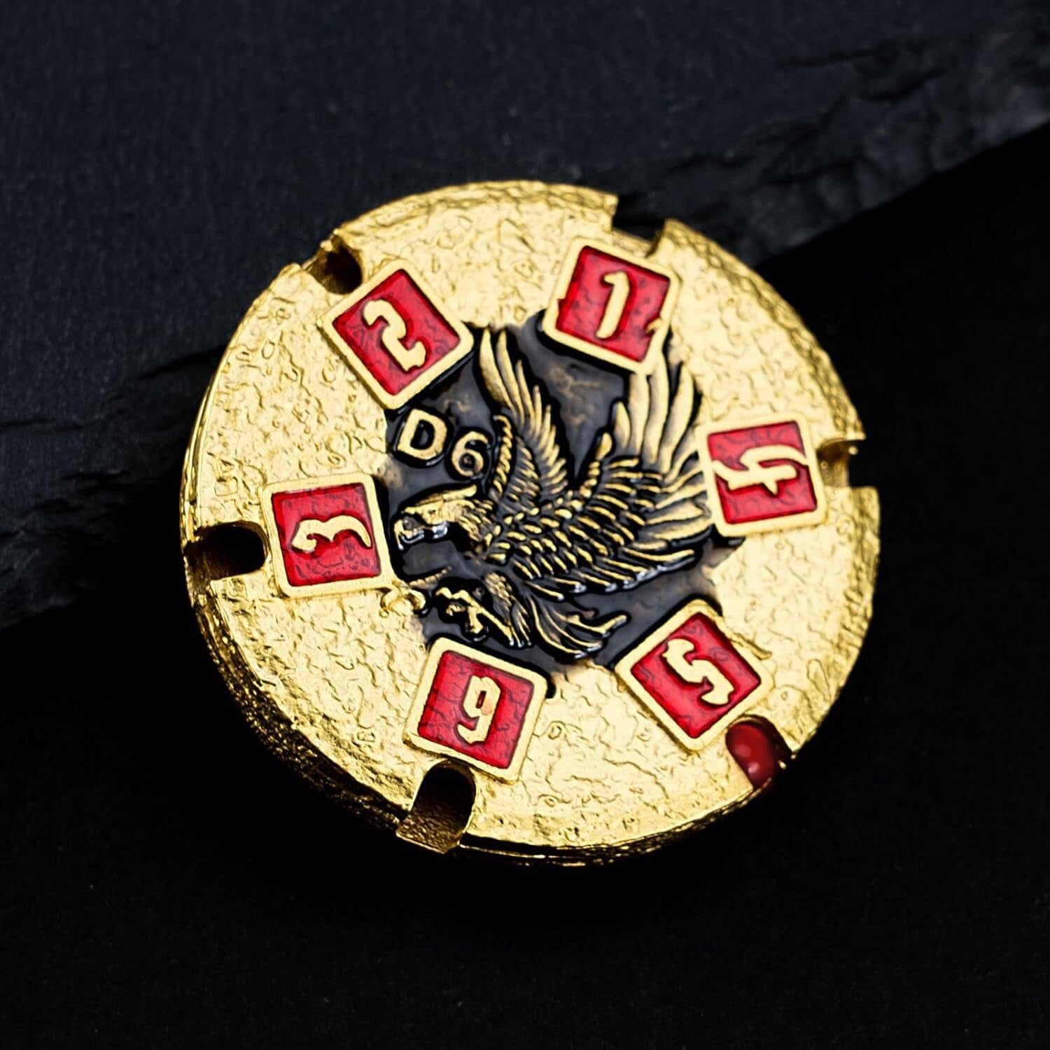 Auditory Delight: 7-Piece Dungeons and Dragons Metal Dice Set with Dragon Design