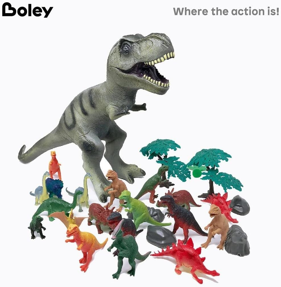 Educational 22-Inch T-Rex Dinosaur Toy - Soft, Safe, & Ideal for Toddler Gifts